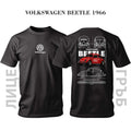 Tricou RED RETRO VOLKSWAGEN BEETLE 1966