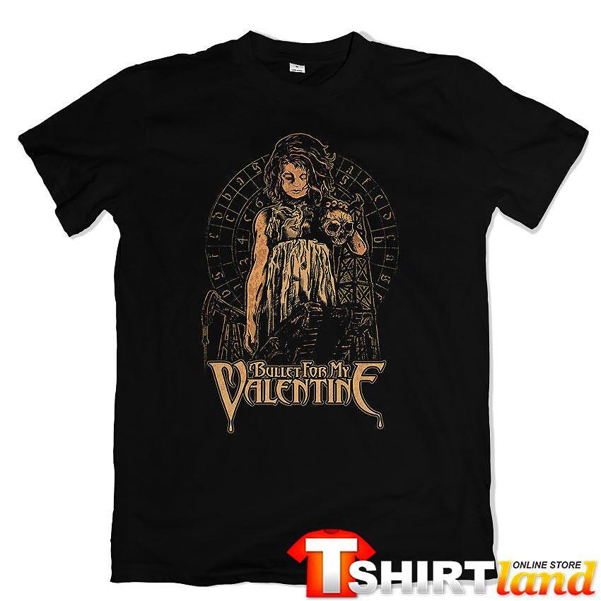 T-shirt Bullet for my Valentine Girl and Skull