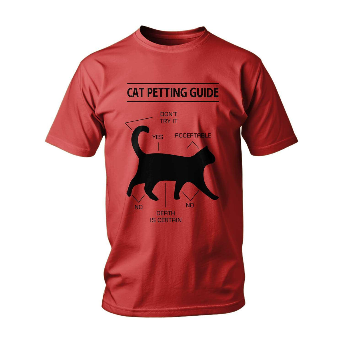 Тениска Cat Petting Guide