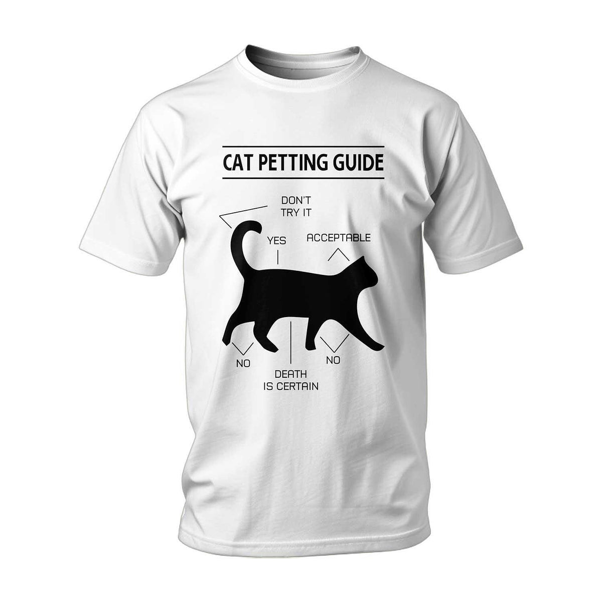 Тениска Cat Petting Guide
