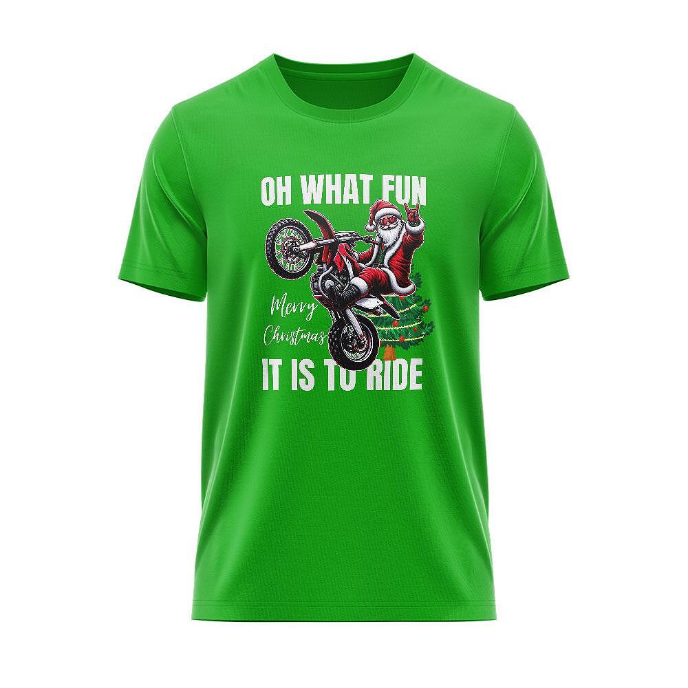 Tricou Oh What Fun It is to ride CHR_01