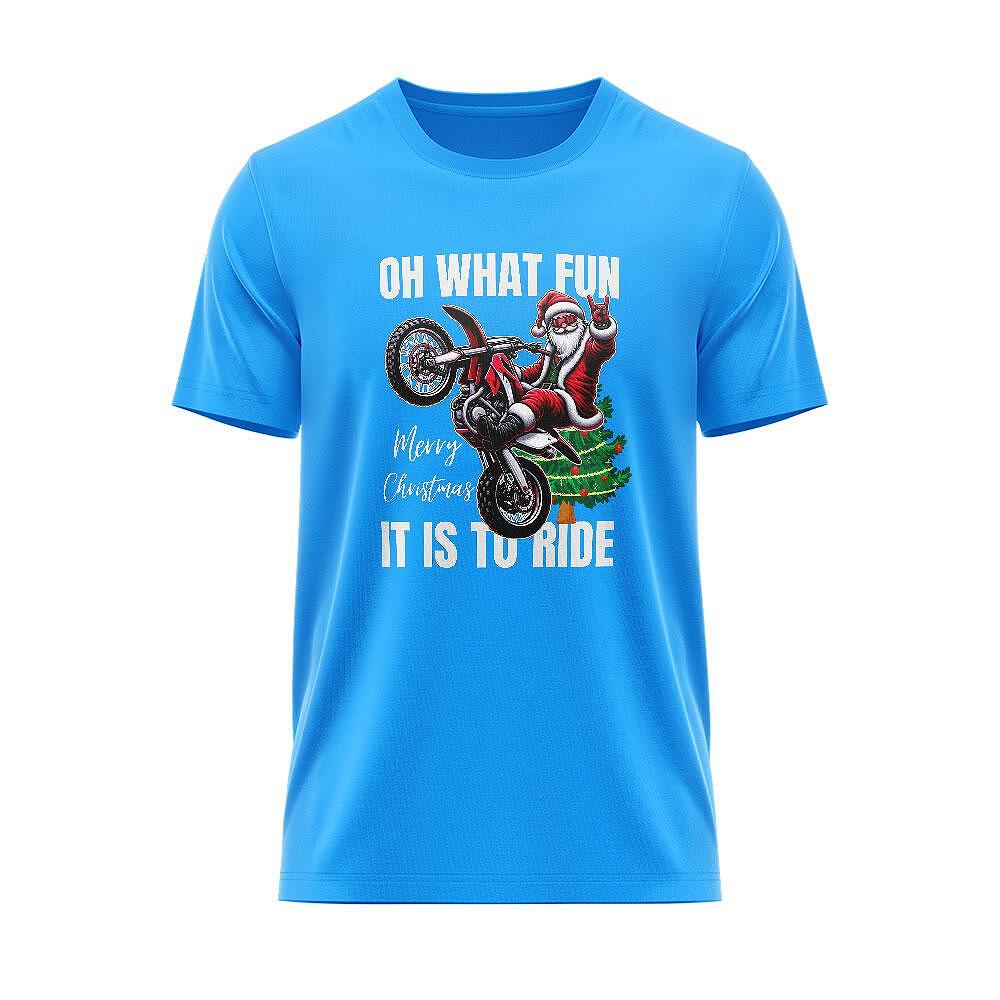 Tricou Oh What Fun It is to ride CHR_01