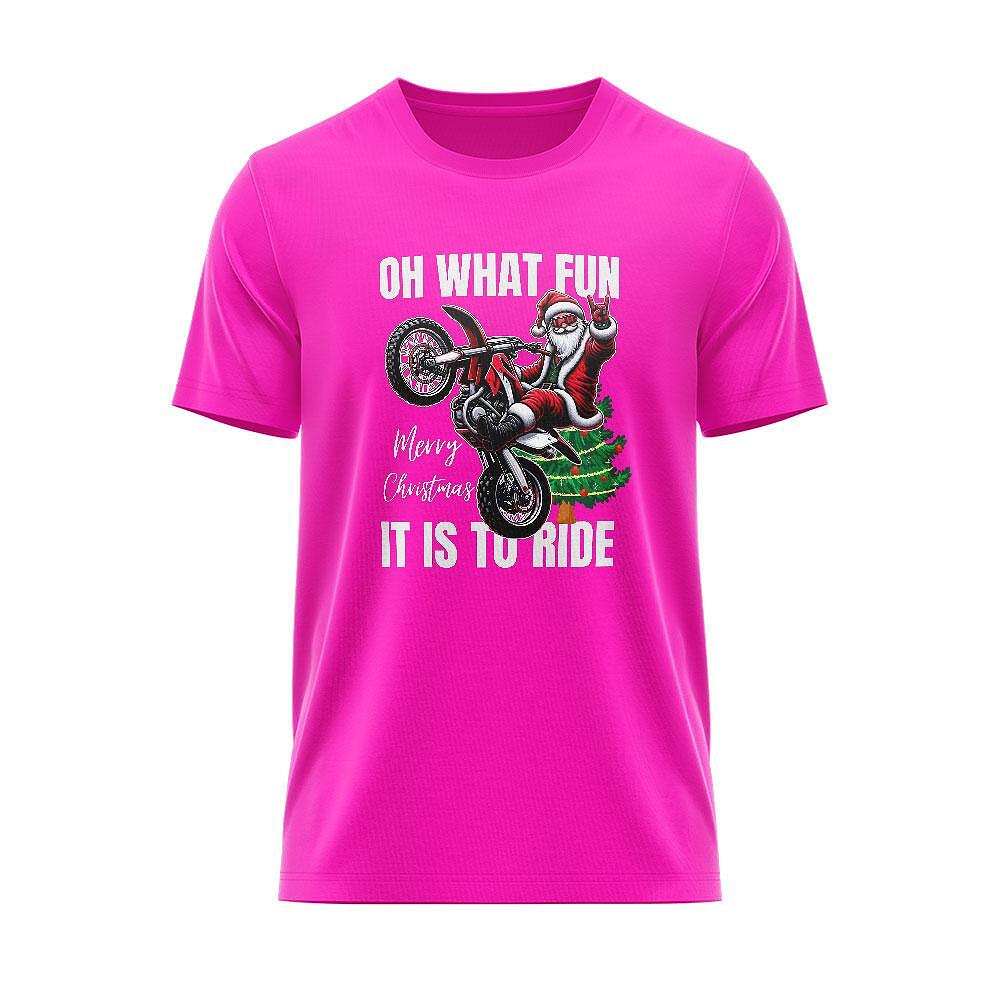 Tricou Oh What Fun It is to ride CHR_01