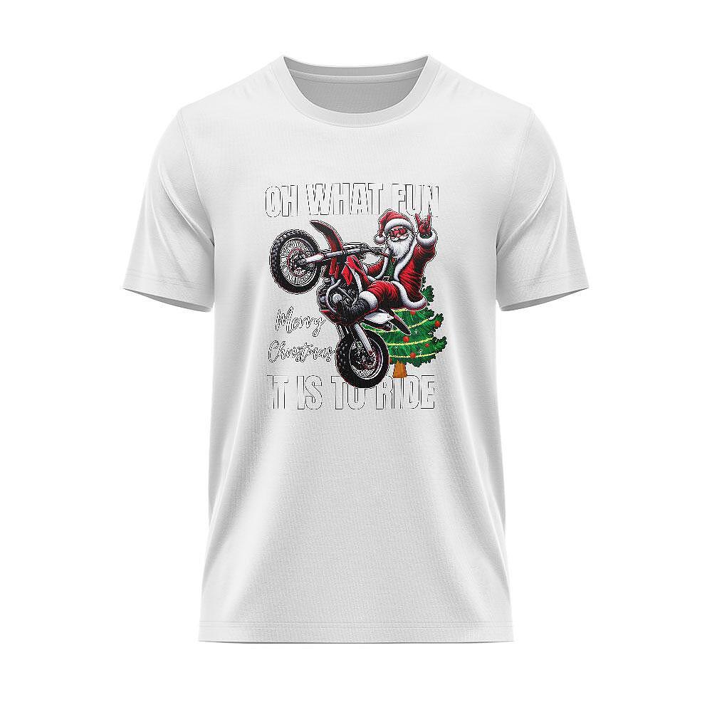 Tricou Oh What Fun It is to ride CHR_01