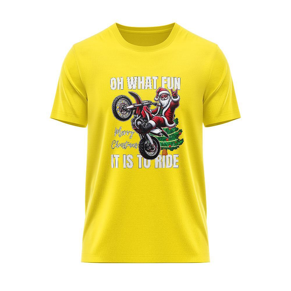 Tricou Oh What Fun It is to ride CHR_01
