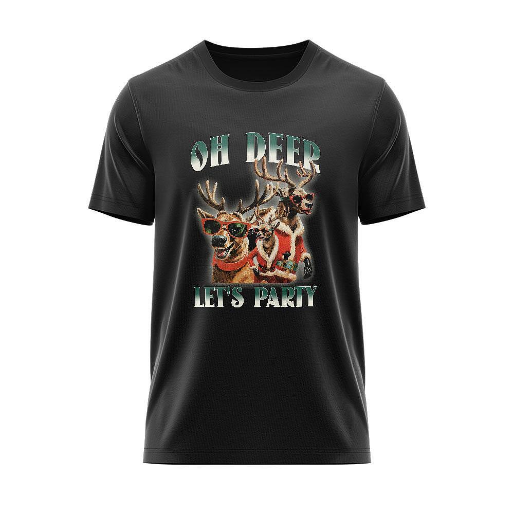 T-shirt Oh Deer Let's Party CHR_50