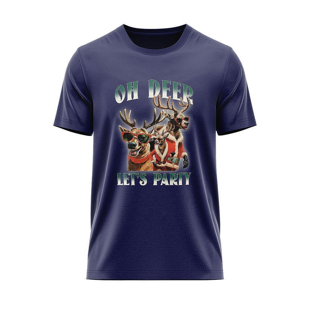 T-shirt Oh Deer Let's Party CHR_50