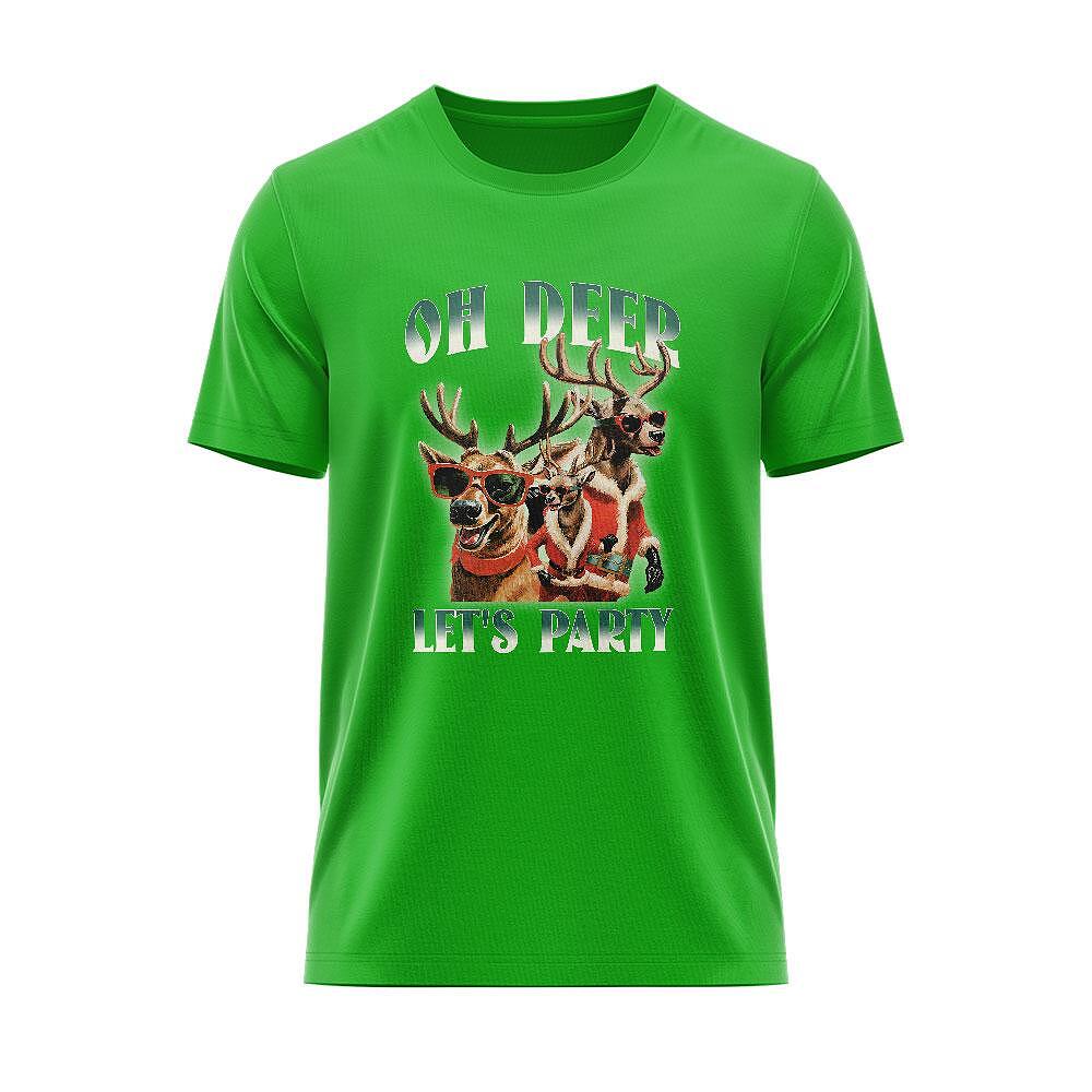 T-shirt Oh Deer Let's Party CHR_50