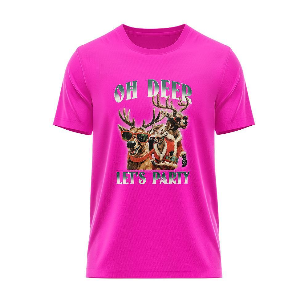 T-shirt Oh Deer Let's Party CHR_50