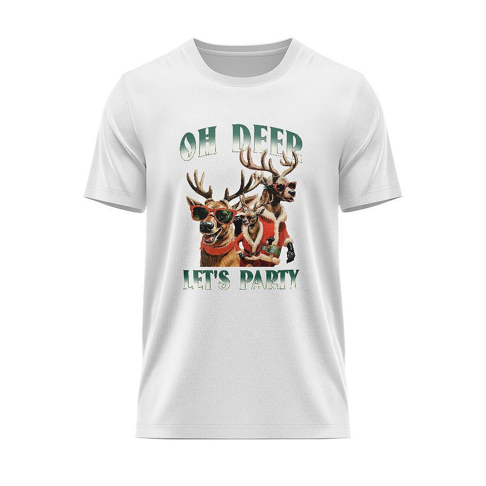 T-shirt Oh Deer Let's Party CHR_50