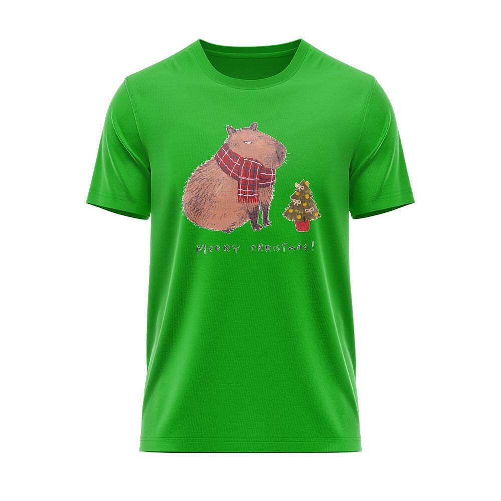 T-shirt Merry Christmas Capybara Mood CHR_39