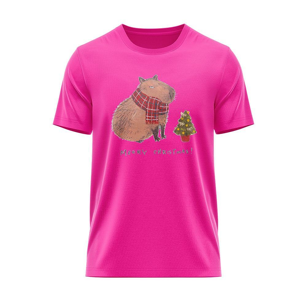 T-shirt Merry Christmas Capybara Mood CHR_39