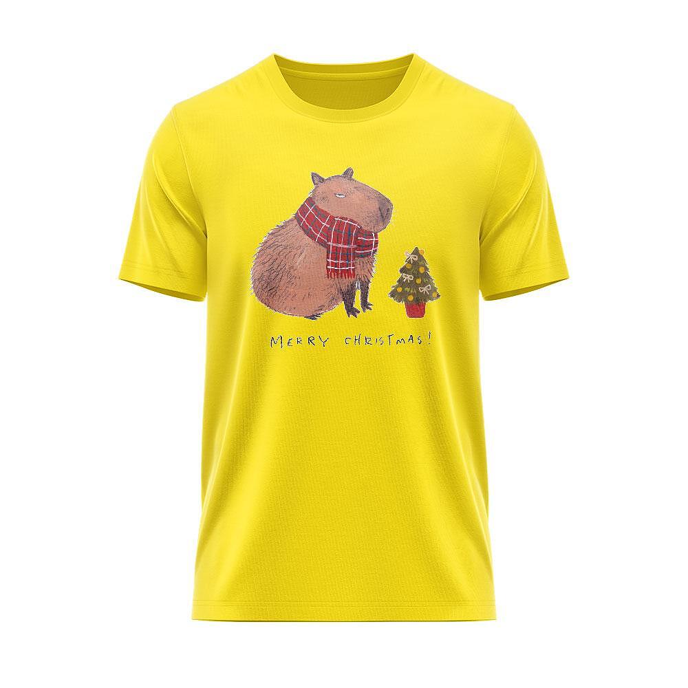 T-shirt Merry Christmas Capybara Mood CHR_39
