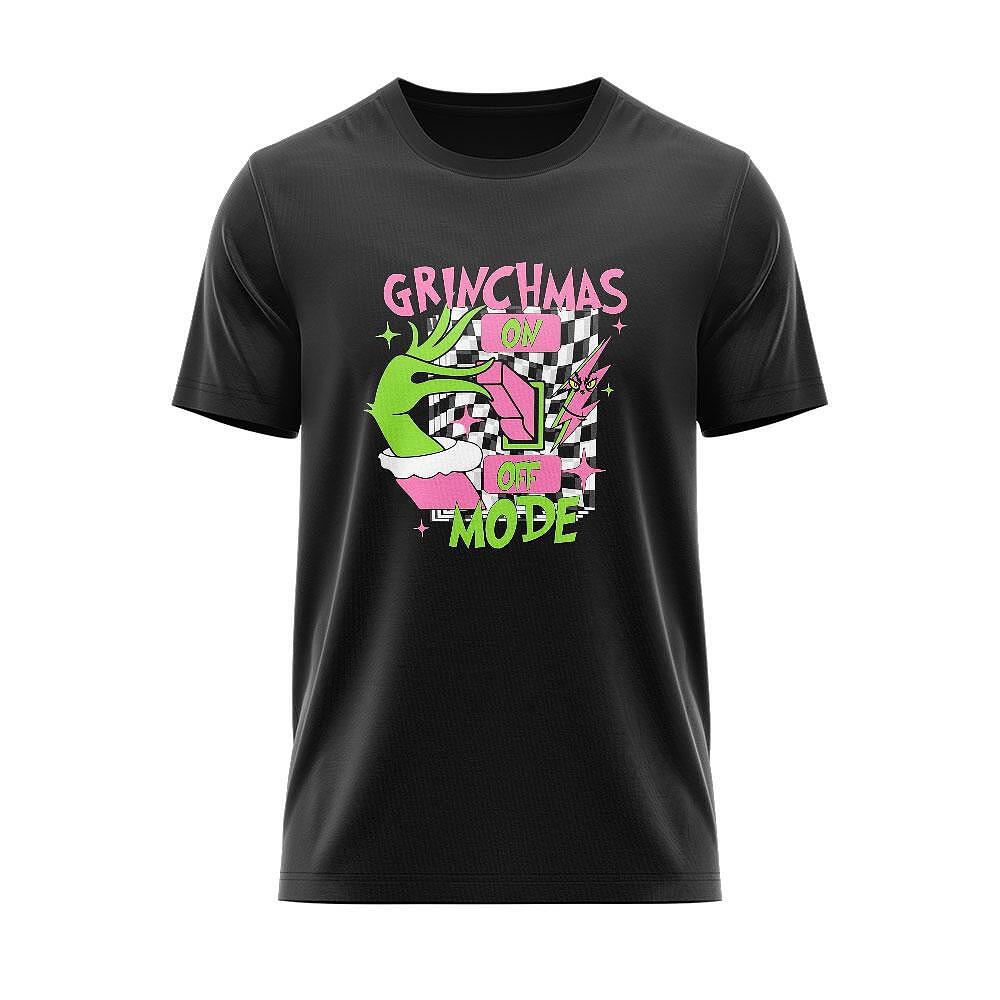 T-shirt Christmas Grinchmas Mode ON/OFF CHR_38