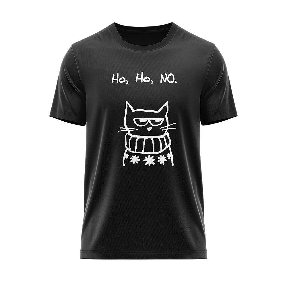 Tricou Christmas Mad Cat Ho, Ho, No CHR_44