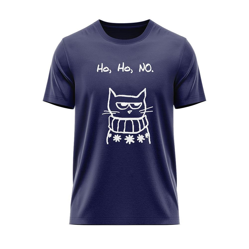 Tricou Christmas Mad Cat Ho, Ho, No CHR_44
