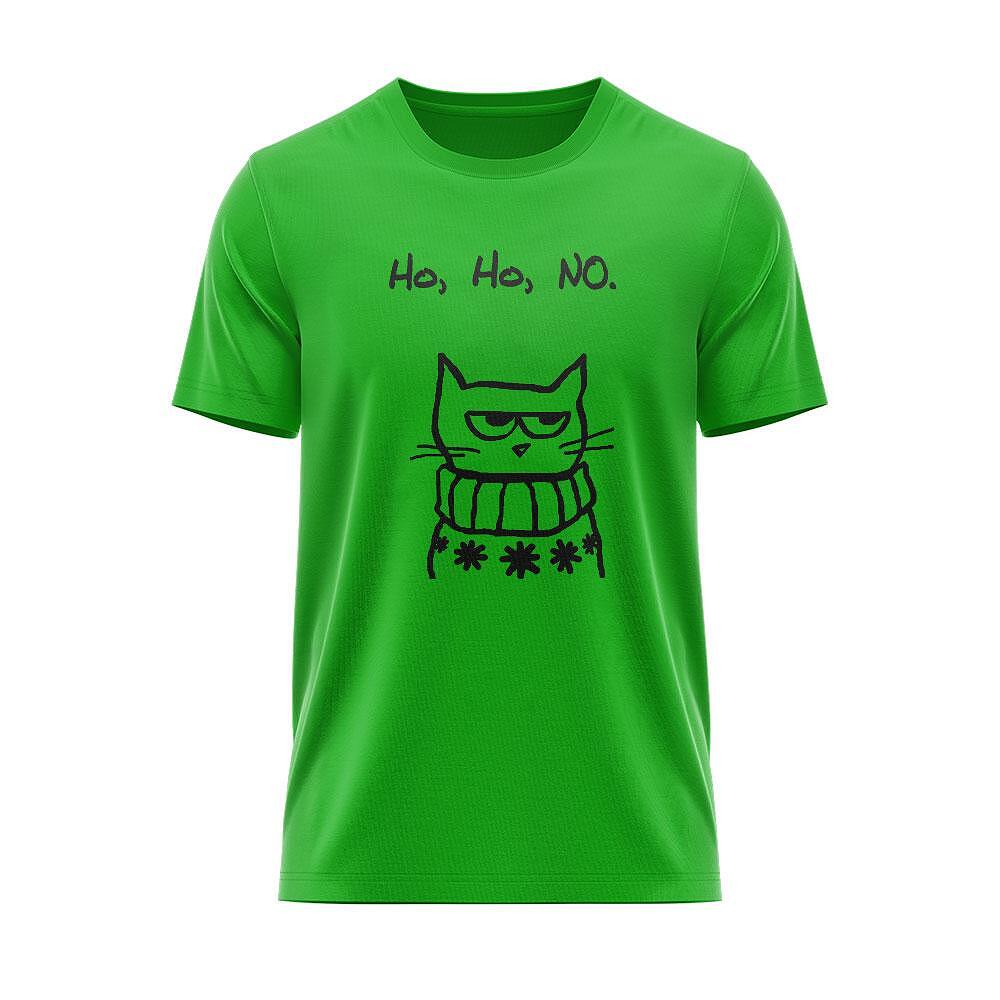 Tricou Christmas Mad Cat Ho, Ho, No CHR_44