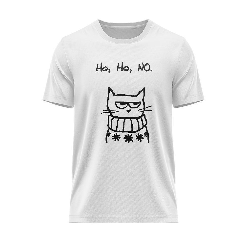 Tricou Christmas Mad Cat Ho, Ho, No CHR_44