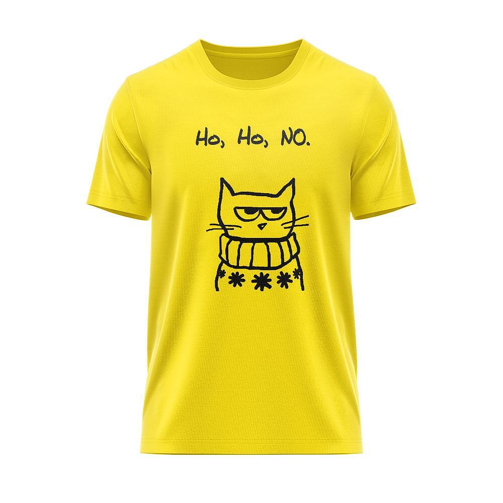 Tricou Christmas Mad Cat Ho, Ho, No CHR_44