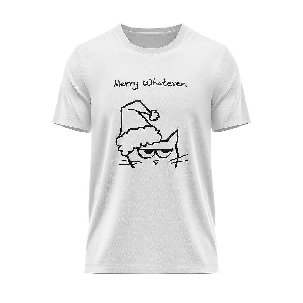 Тениска Christmas Mad Cat Merry Whatever CHR_45