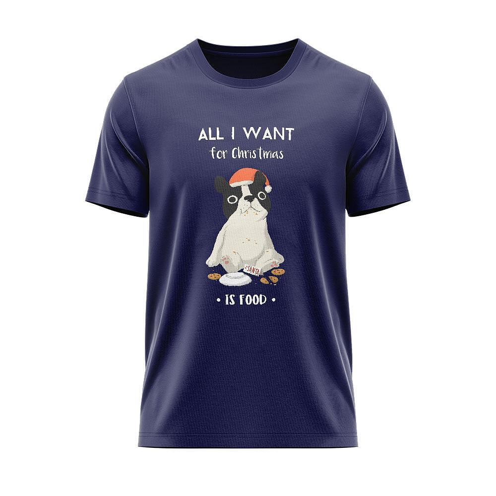 Тениска Christmas All I Want For Christmas Is Food CHR_49