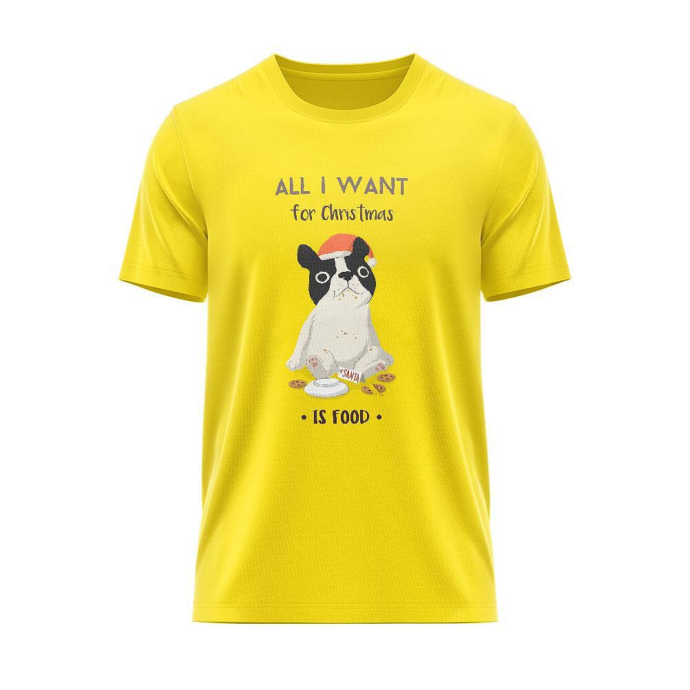 Тениска Christmas All I Want For Christmas Is Food CHR_49