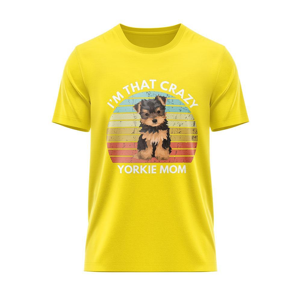 Tricou Crazy Yorkie Mom