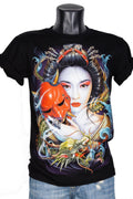 T-shirt Demon Dragon Geisha 4D-07