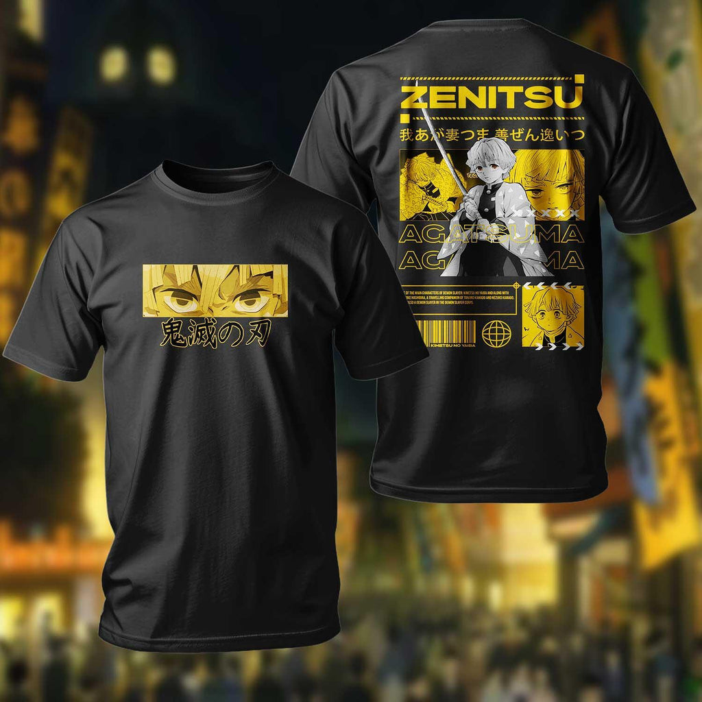 Tricou Demon Slayer Zenitsu Premium