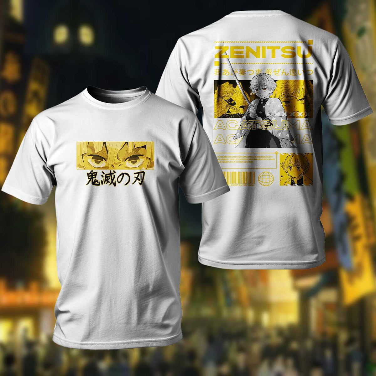Tricou Demon Slayer Zenitsu Premium