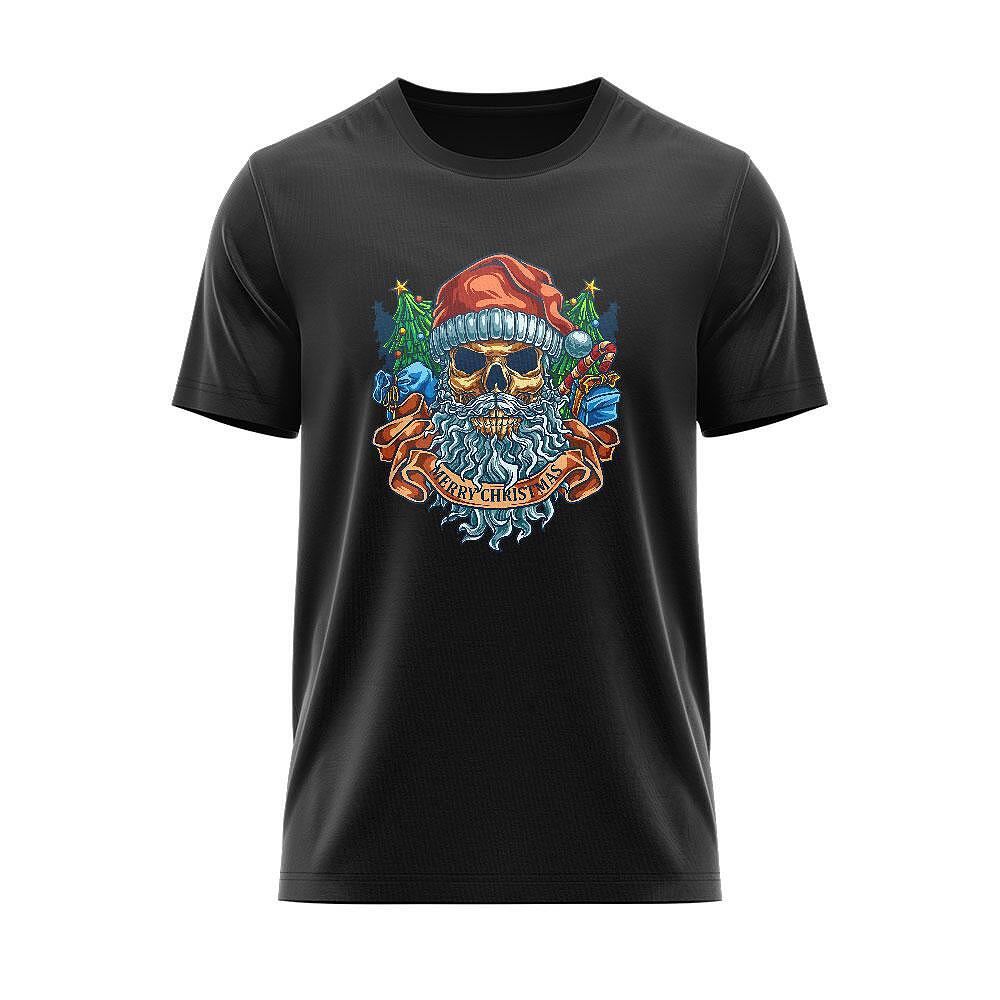 Tricou Skull Santa With Presents 2 CHR_20