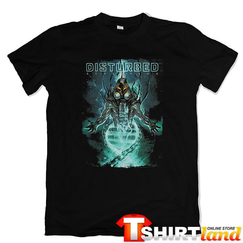 Tricou Disturbed Evolution Art Cover