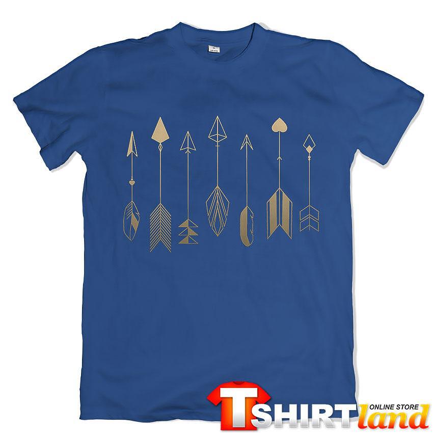 T-shirt Arrows Feathers Heart