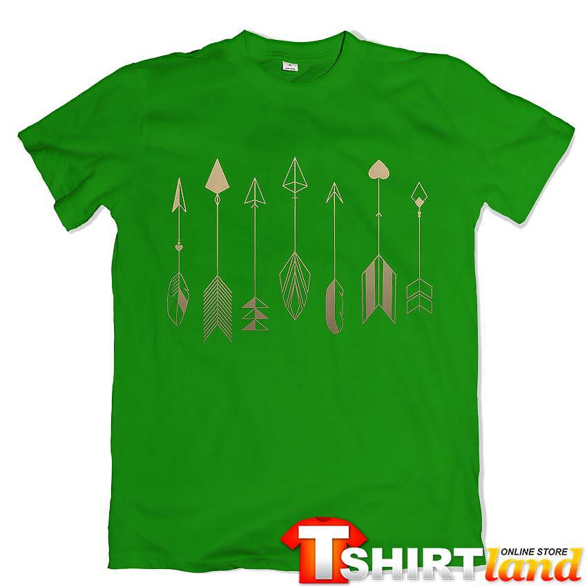 T-shirt Arrows Feathers Heart
