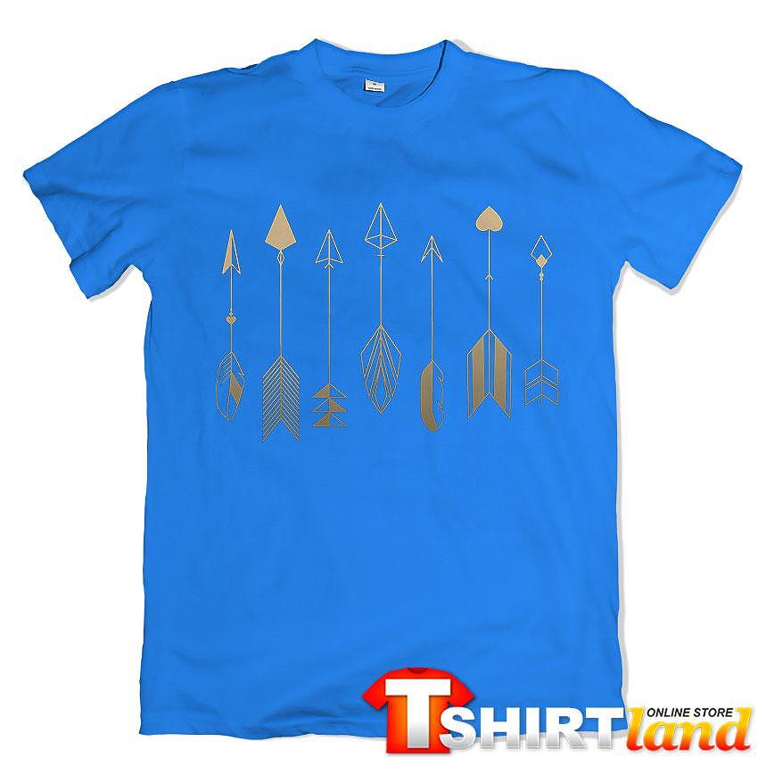 T-shirt Arrows Feathers Heart
