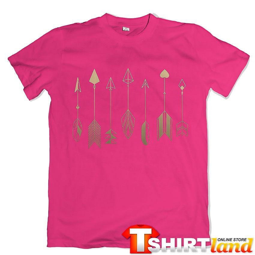 T-shirt Arrows Feathers Heart