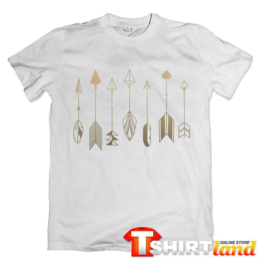T-shirt Arrows Feathers Heart