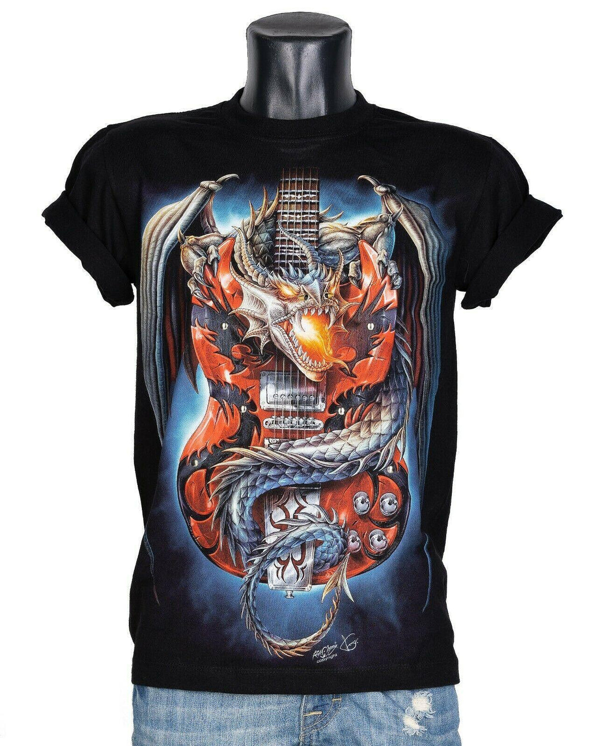 Dragon Guitar 3D-123 T-shirt