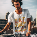 Тениска Eat, Sleep DJ, Repeat