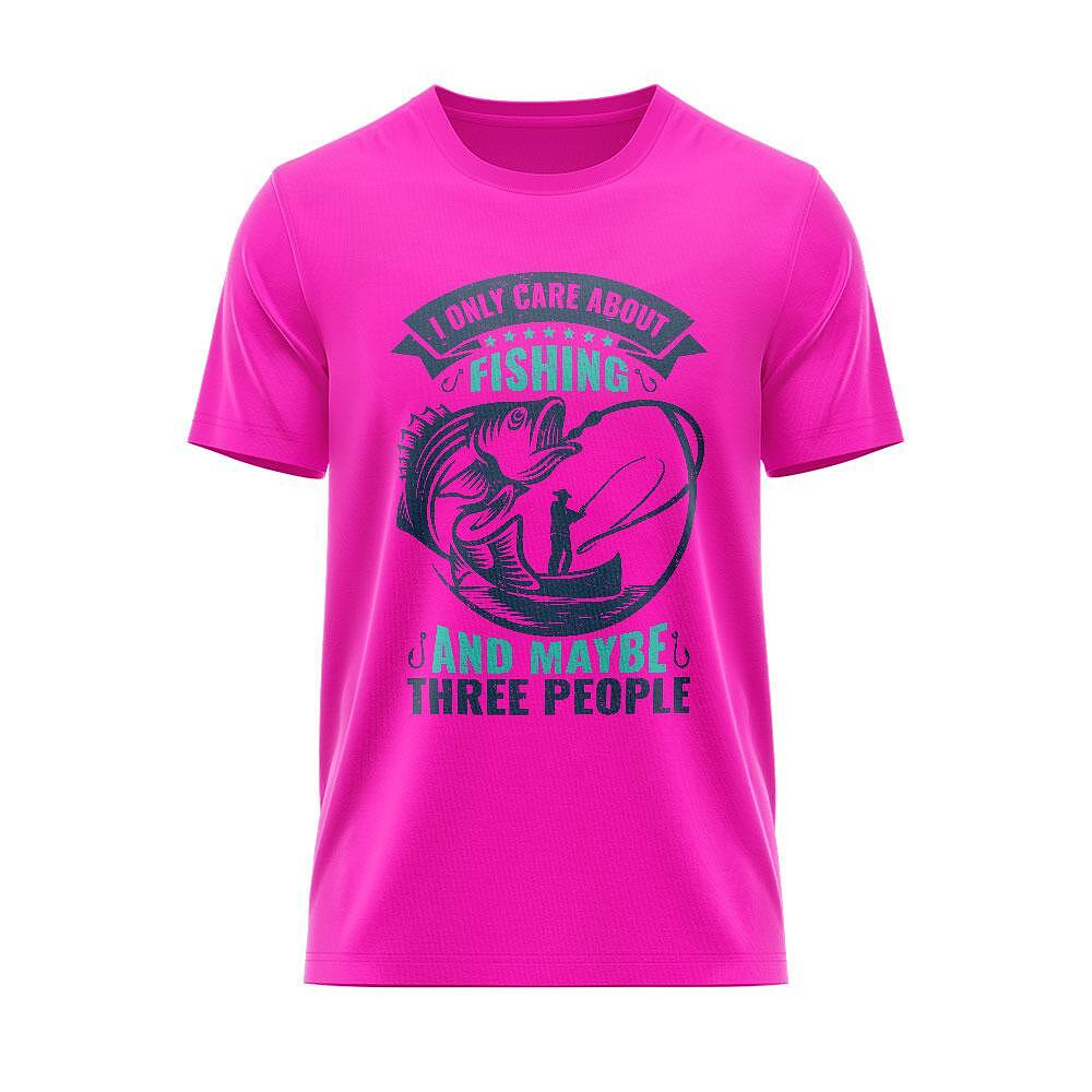 Tricou I Only Care About Fishing