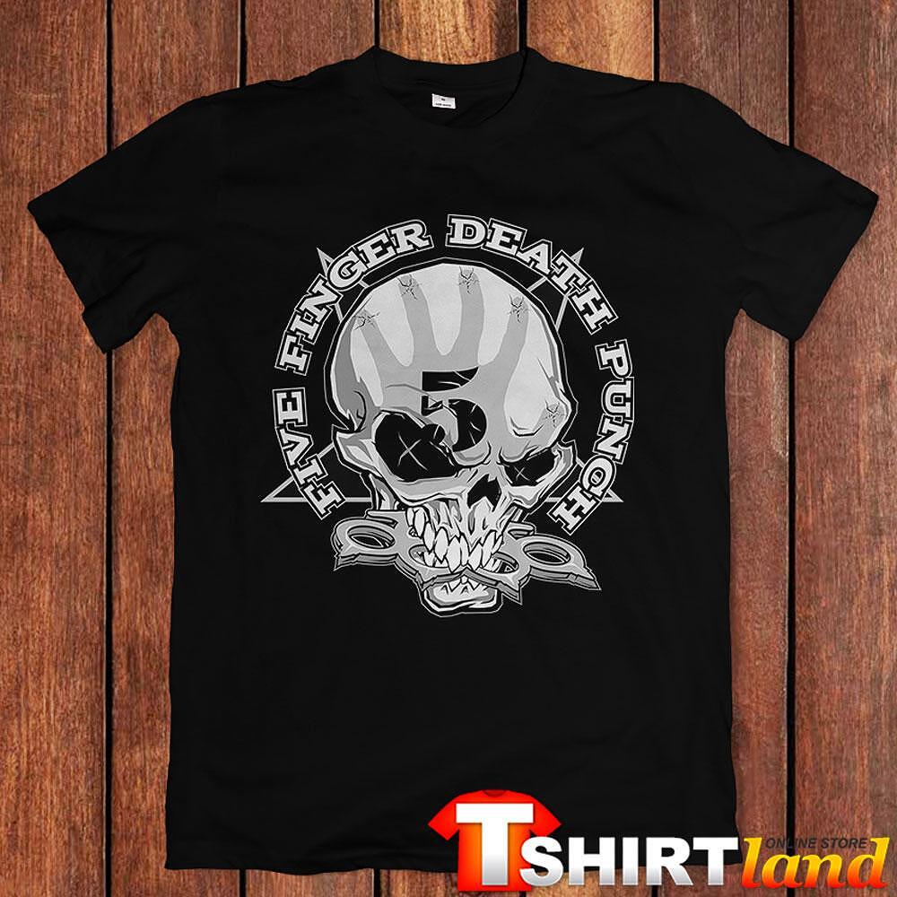 Tricou Five Finger Death Punch - The Skull of 5FDP