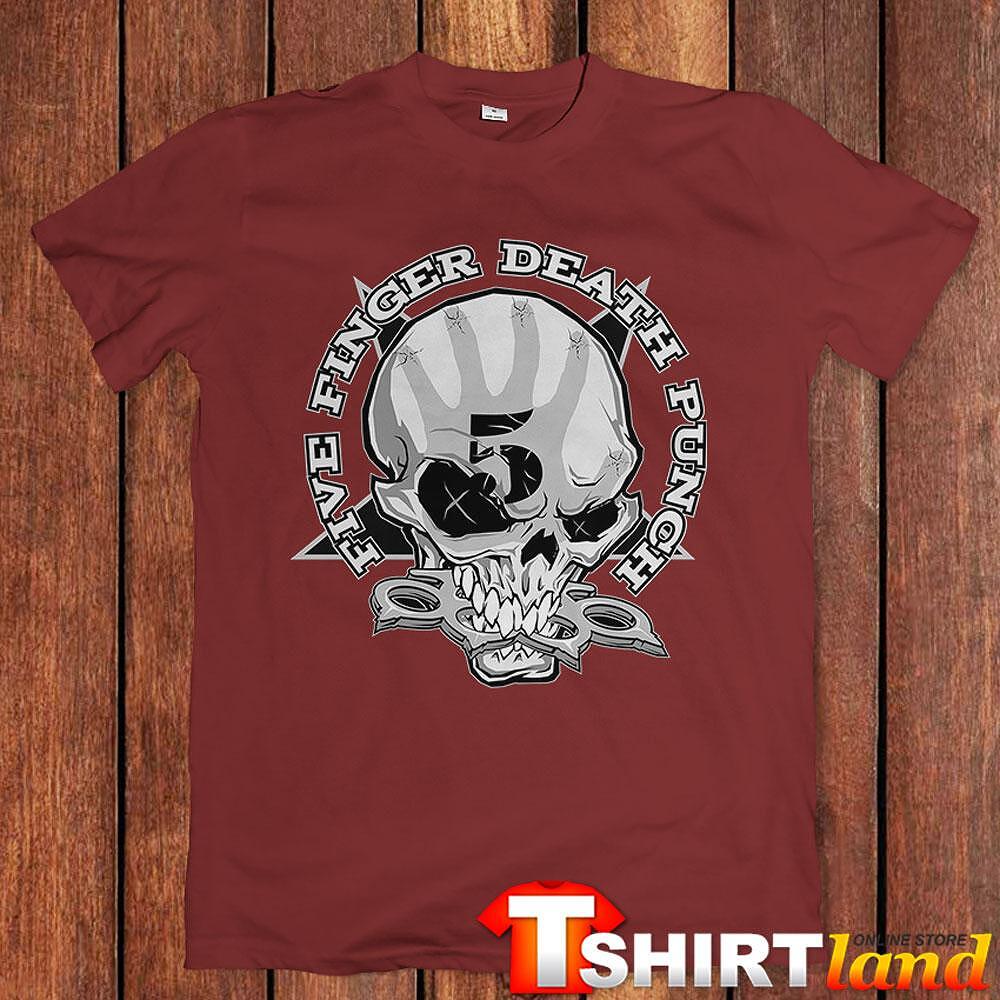 Tricou Five Finger Death Punch - The Skull of 5FDP