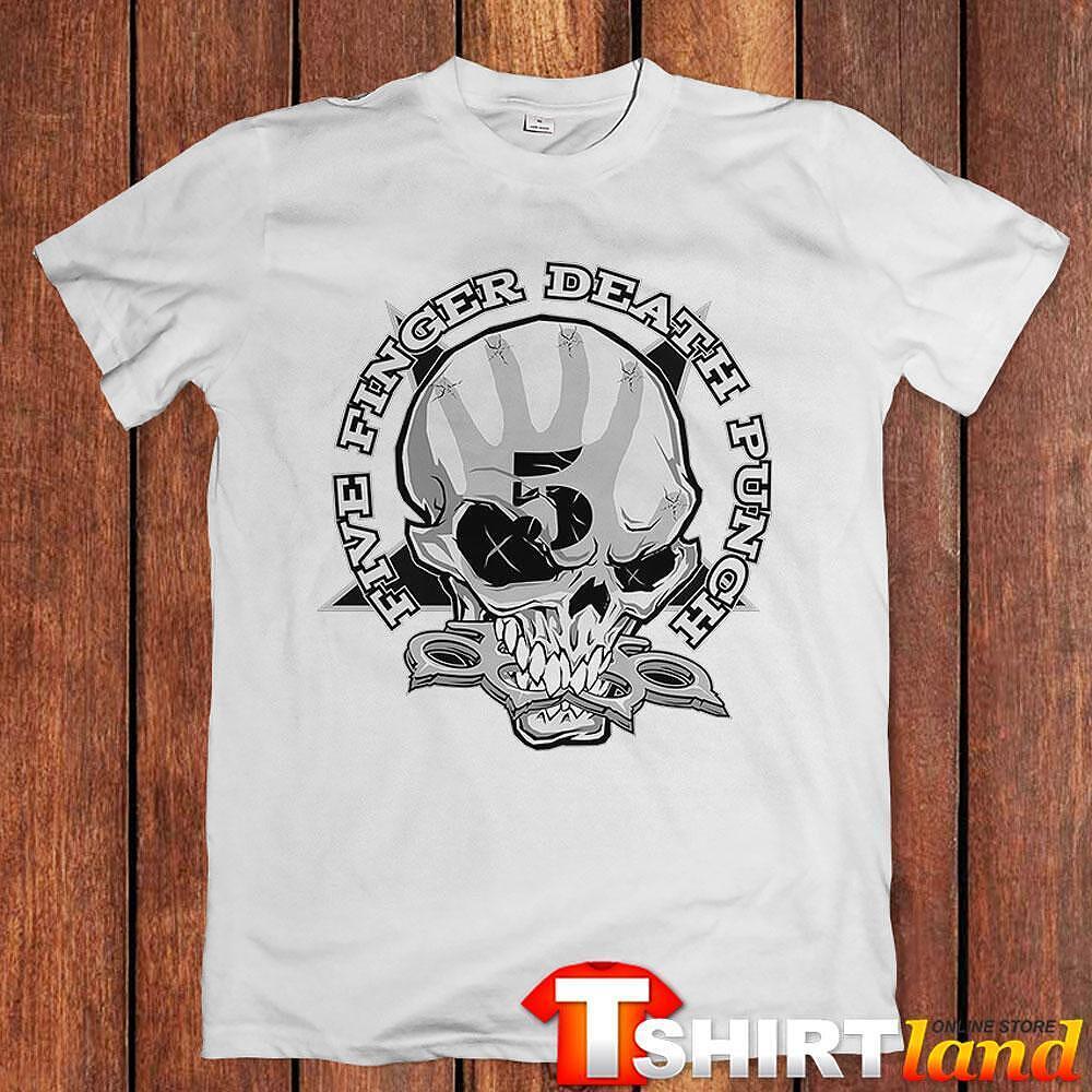 Tricou Five Finger Death Punch - The Skull of 5FDP