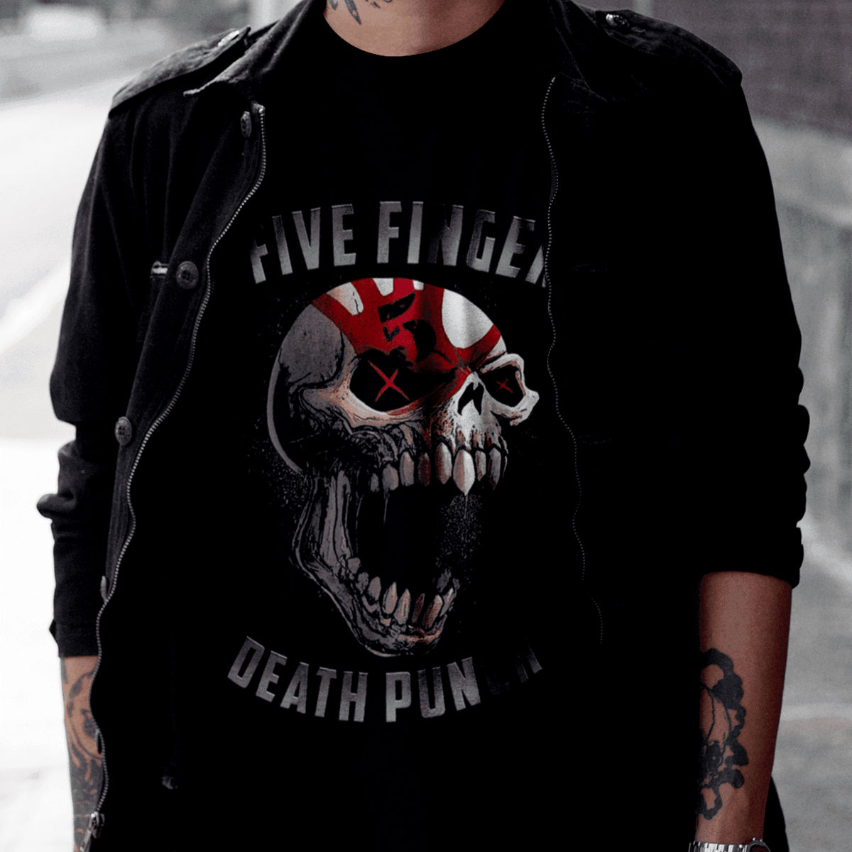 Tricou Five Finger Death Punch - The Skull