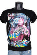 Tricou Game Over Playboy Girl 4D-10