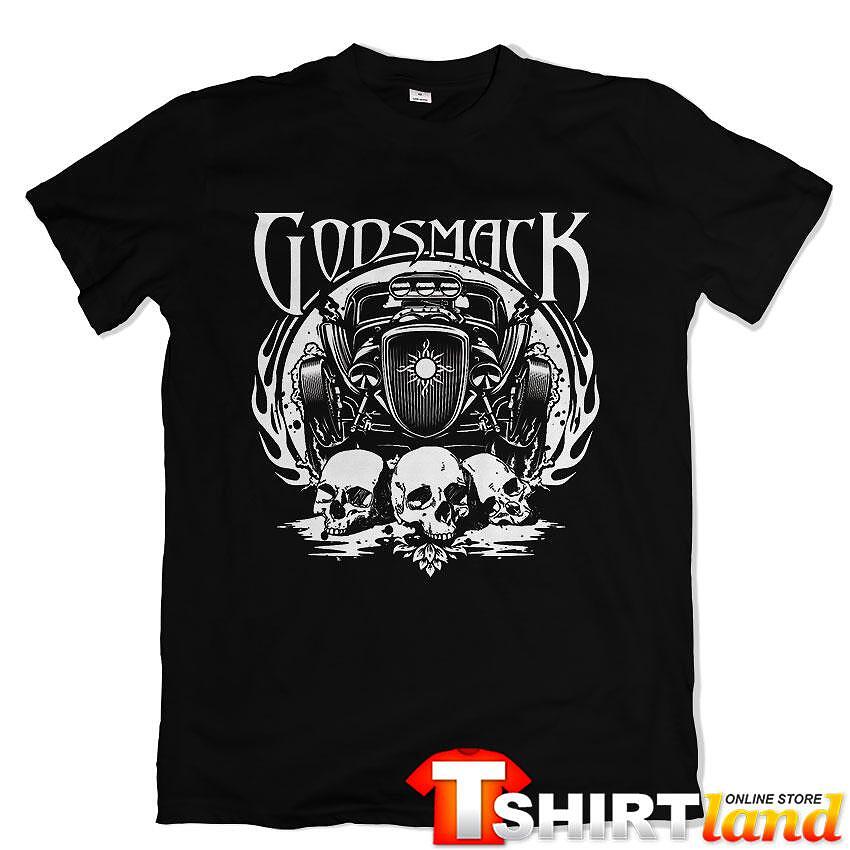 Tricou Godsmack 1000hp Skulls