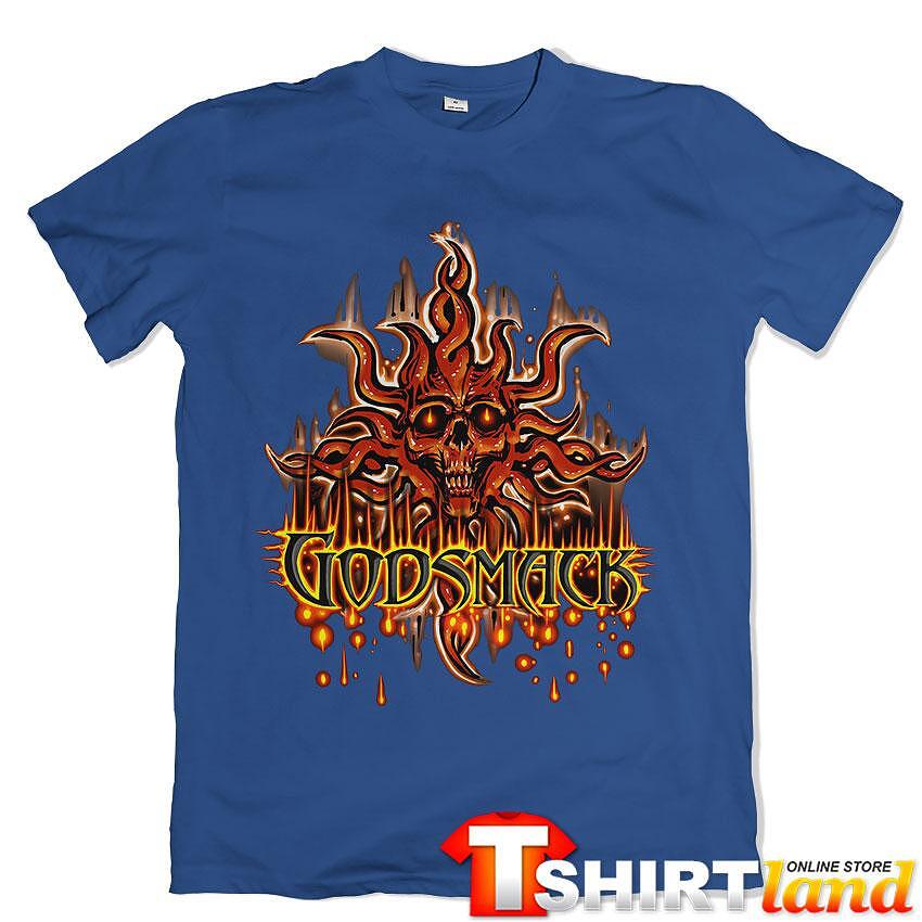 Тениска Godsmack Skull Fire