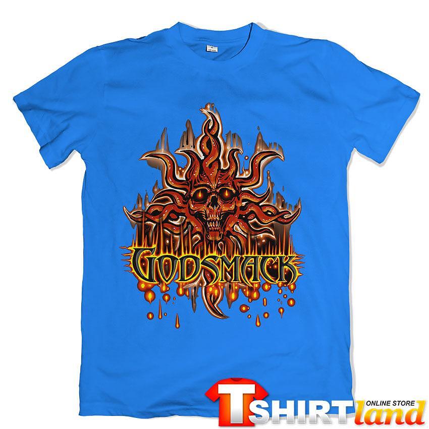 Тениска Godsmack Skull Fire