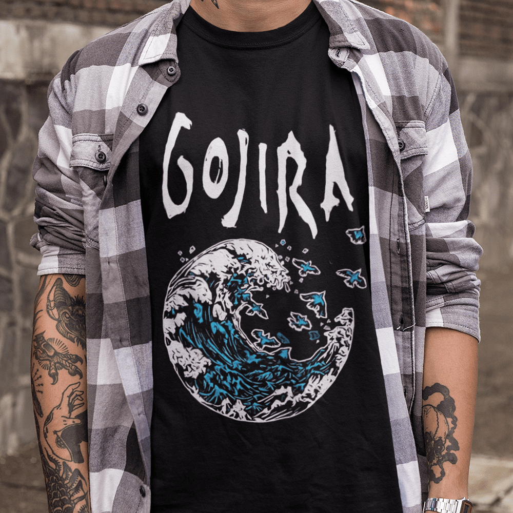 Тениска Gojira 09 Kanagawa Wave