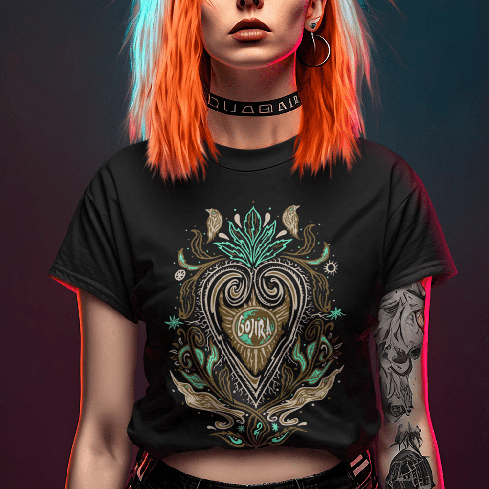 Gojira 17 Fortitude Heart Art T-Shirt